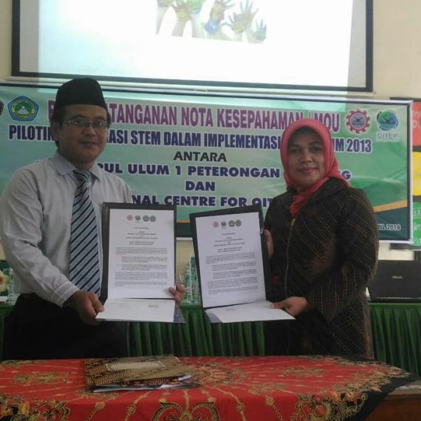 MoU Pendampingan Piloting STEM School oleh SEAMEO Qitep in Science Bandung Tahun 2018